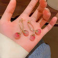 Pink Cherry Earrings