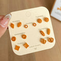 Baked Pastry Stud Earrings - Pack
