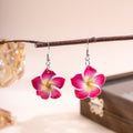 Plumeria Flower Earrings
