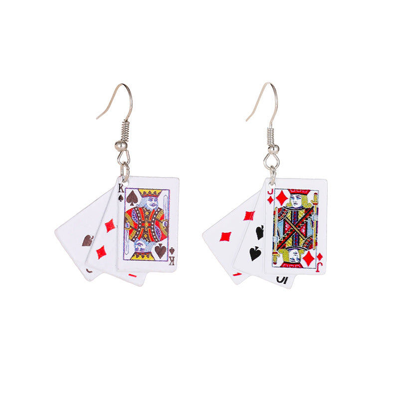 Playing Cards Earrings