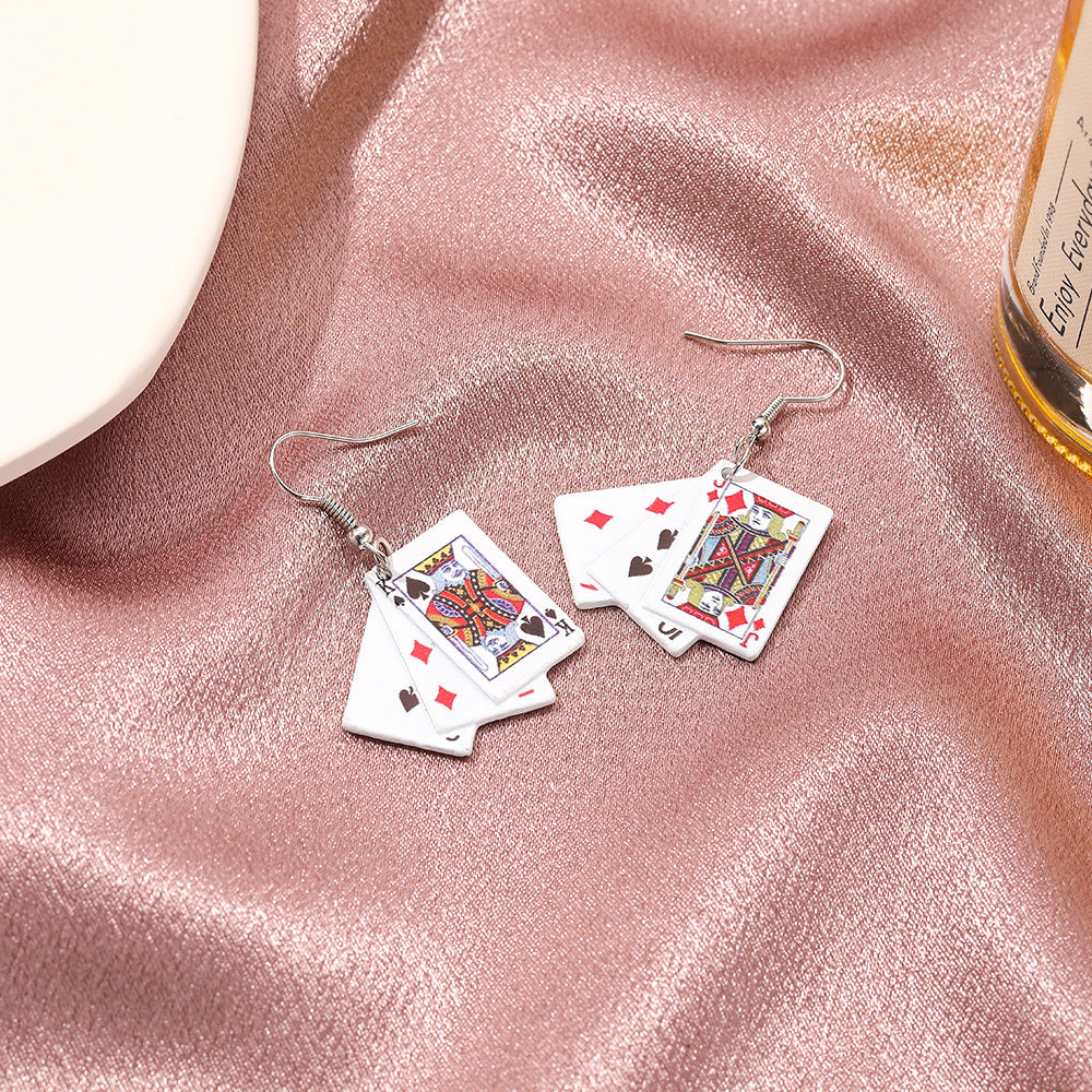 Playing Cards Earrings